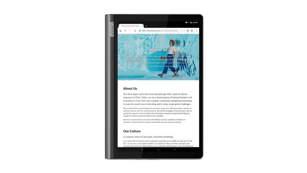 公式10.1型Lenovo Yoga Smart Tab 64GBモデル Androidタブレット本体