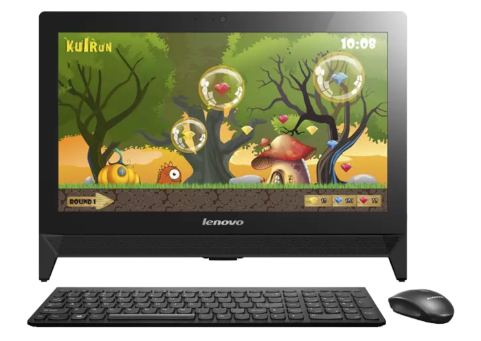 Lenovo C20 Tout-en-un | Ordinateur portable familial de 19,5 po