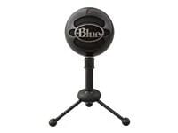 Blue Microphones Snowball Wired Cardioid and Omnidirectional Condenser USB Vocal Microphone - Gloss Black