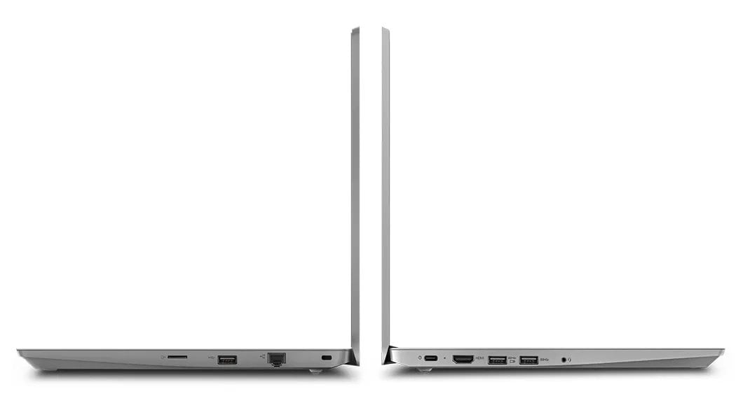 ThinkPad E495 silver side by side