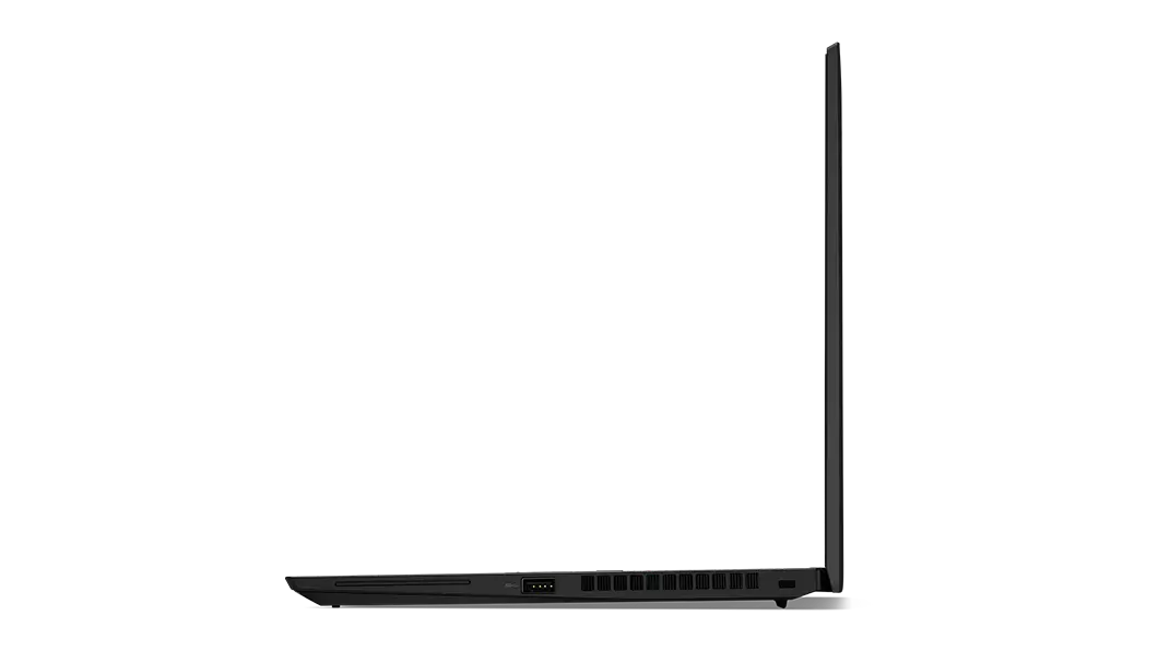 Ordinateur portable ThinkPad X13 Gen 2 (13pouces Intel) - Vue côté droit, couvercle ouvert