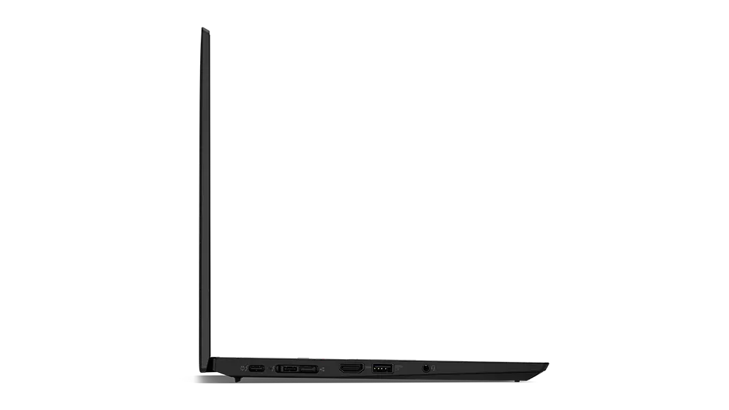 ThinkPad X13 Gen 2 (13inch Intel) laptop – left side view, lid open