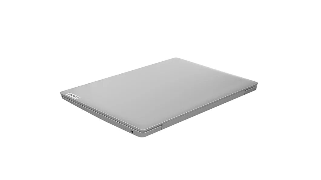 Angle view of the Lenovo IdeaPad S150 (11, AMD) laptop, closed.