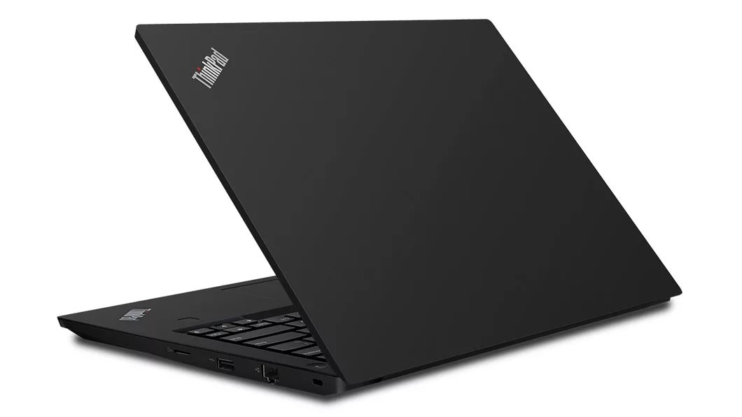 ThinkPad E495 black back view