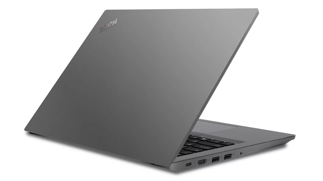 ThinkPad E495 silver back view