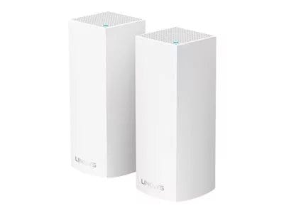 

Linksys VELOP AC4400 Intelligent Mesh Wi-Fi System, Tri-Band, 2 Pack White