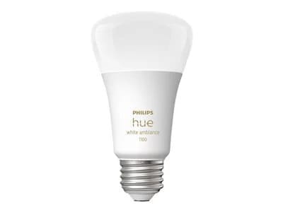 Philips Hue White Ambiance A19 Bluetooth 75W Smart LED Bulb