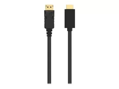 Image of Belkin 3ft DisplayPort to HDMI Cable, M/M, 4k - adapter cable - DisplayPort / HDMI - 3 ft