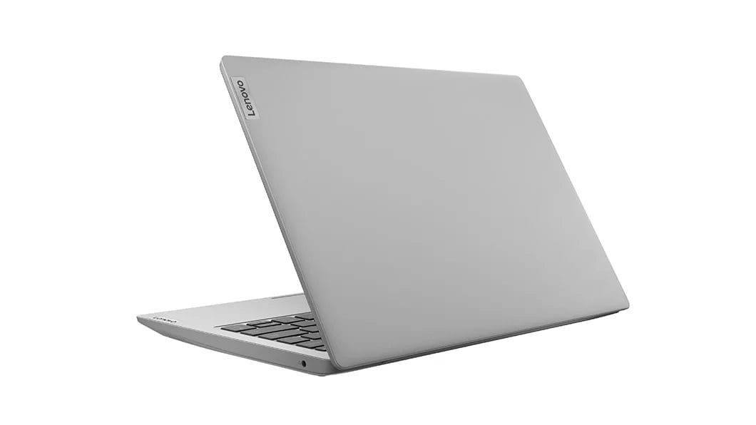 Left angle rear view of the Lenovo IdeaPad S150 (11, AMD) laptop.
