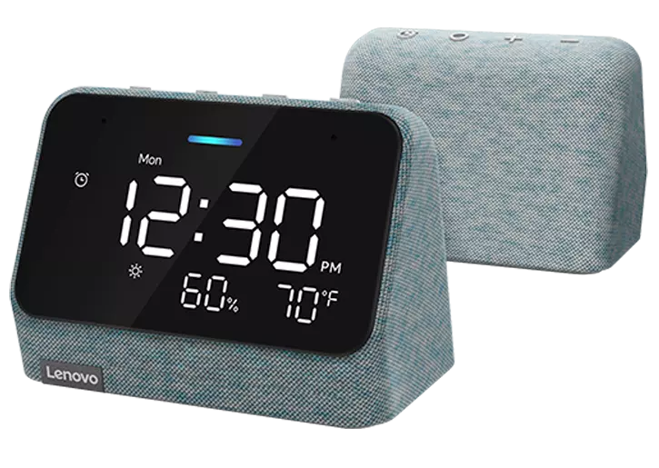 Lenovo Smart Clock Essential com Alexa incorporada