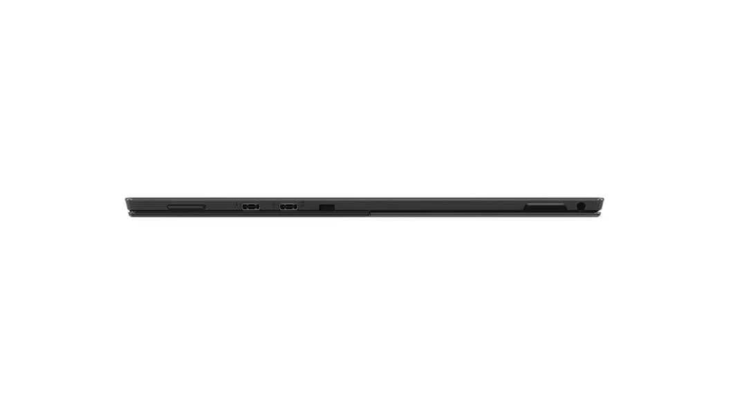 Side view of Lenovo ThinkPad X1 Tablet showing ports.