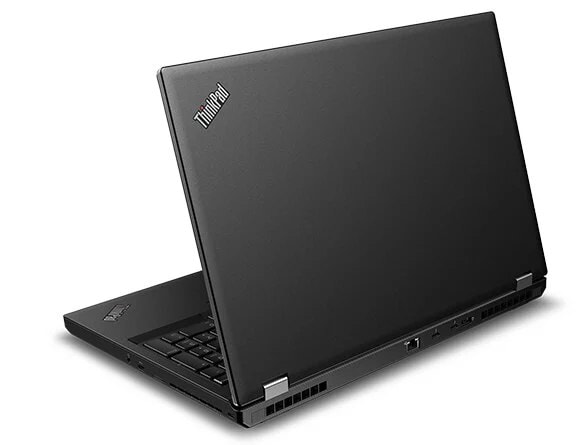 Back angle view of the Lenovo ThinkPad P53 laptop