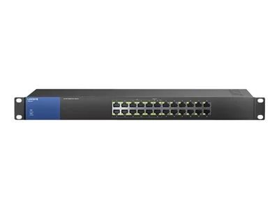 

Linksys Business LGS124P - switch - 24 ports - unmanaged - rack-mountable