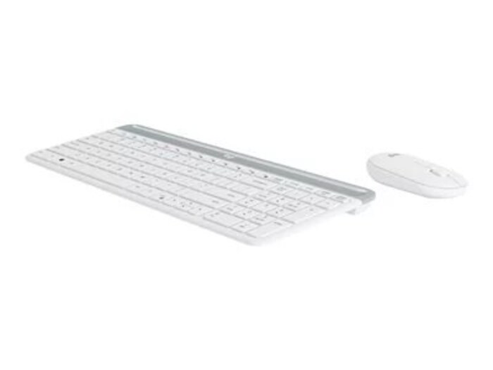 Logitech MK470 Dun, Draadloos Toetsenbord  en Muis Combo   Moderne, Compacte Lay out, Ultra Stil, 2.4 GHz USB ontvanger, Plug and Play connectiviteit   Italiaans QWERTY indeling   Roza