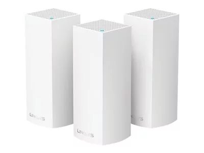 

Linksys VELOP AC6600 Intelligent Mesh Wi-Fi System, Tri-Band, 3 Pack White