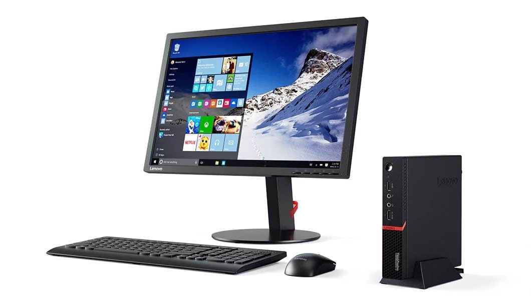 品質満点！ M715q ThinkCentre Tiny ディスプレー 21.5 HP + 