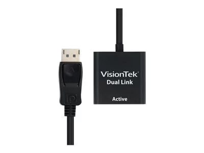 M/F 900639 VisionTek DisplayPort to Dual Link DVI-D Active Adapter 