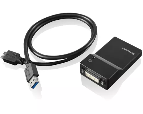 Lenovo USB 3.0 - DVI/VGA モニター・アダプター