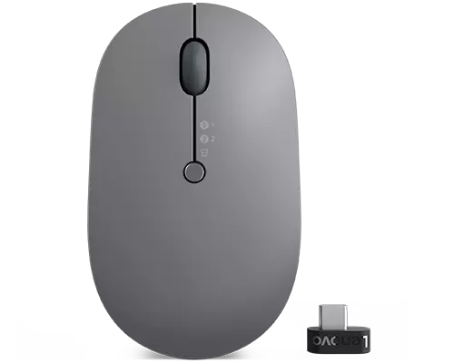 Lenovo Go USB Type-C ワイヤレス マルチデバイスマウス(グレー