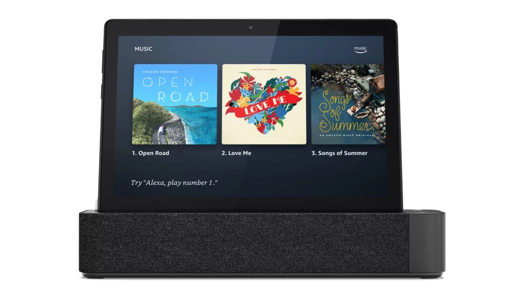 Lenovo Smart Tab M10 (HD) with  Alexa, 2-in1 tablet + home assistant