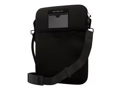 

MAXCases Neoprene Sleeve Vertical 11" w/pocket - (Shoulder Strap Optional) (Black)