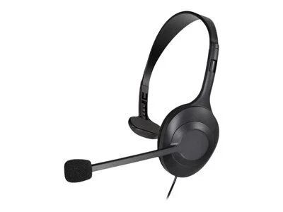 Image of Audio-Technica ATH-101USB Lightweight, Breathable Single-Ear USB Headset with Clear Audio - Black