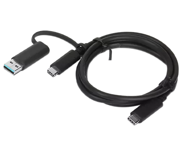 Lenovo ハイブリッド USB Type-C/USB Type-A ケーブル(1メートル