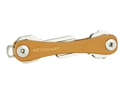 

KeySmart Leather Compact Key Holder - Tan