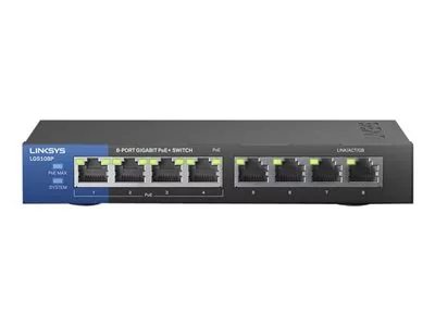 

Linksys 8-Port Desktop Gigabit PoE Switch