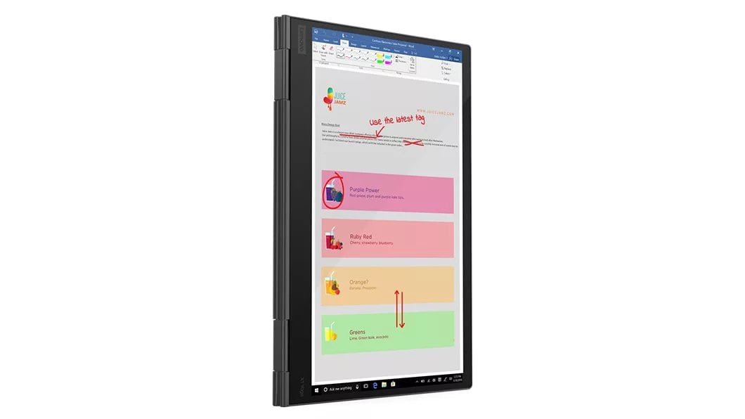 Lenovo ThinkPad X1 Yoga 4th Gen in tablet mode