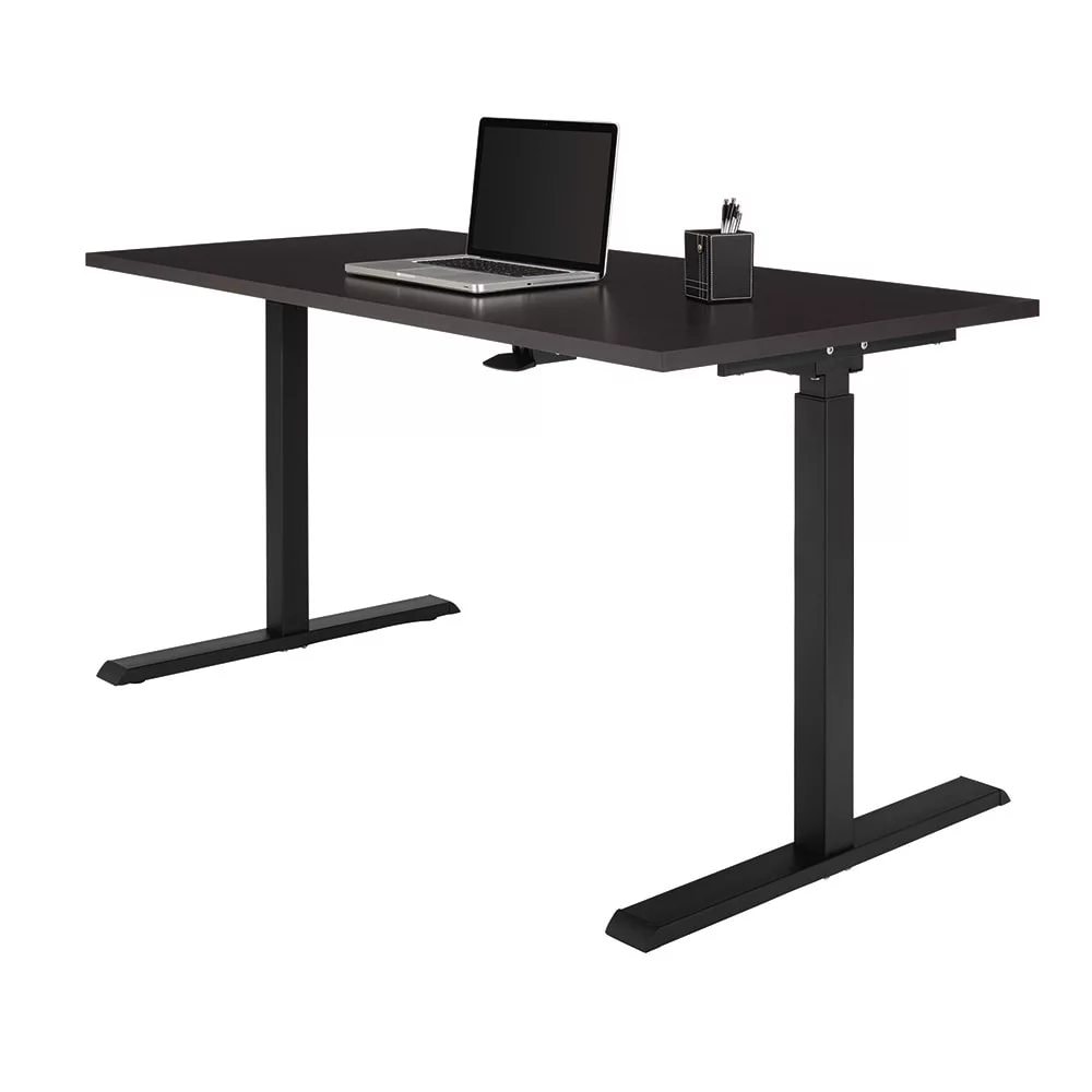 kapok Beyond doubt Oak tree Realspace® Magellan Pneumatic Sit-Stand Height-Adjustable Desk, Espresso |  Lenovo US