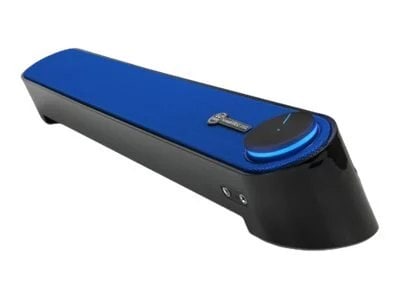 

GOgroove Computer Speaker Mini Soundbar - Blue