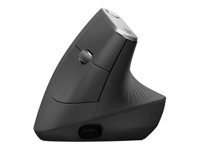 Logitech MX Vertical Mouse - USB, Bluetooth, 2.4GHz - Graphite