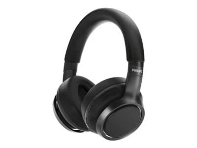 Philips H9505 Hybrid Active Noise Canceling (ANC) Over Ear Wireless Bluetooth Pro-Performance Headphones with Multipoint Bluetooth Connection - Black